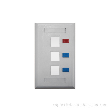 Faceplate 120 Type 3 Port